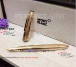 Perfect Replica Mont Blanc Meisterstuck All Gold MINI Fountain Pen